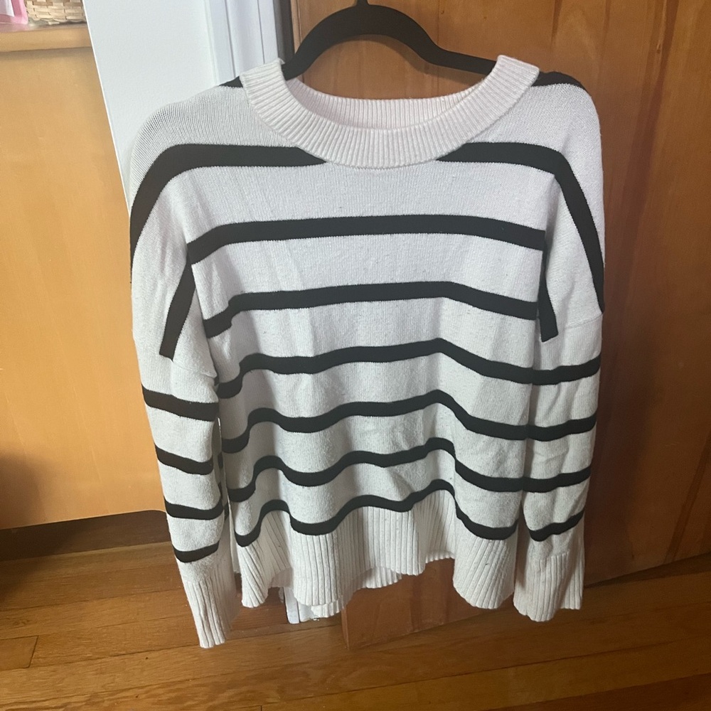 Striped Black and White Sweater